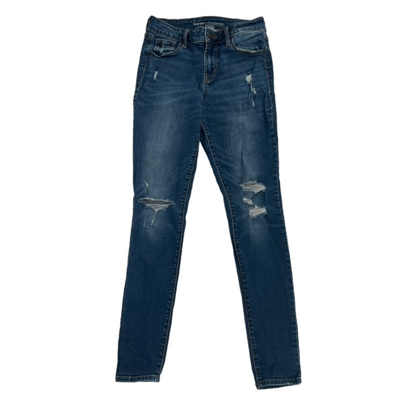 Old Navy Denim - Old Navy Rock Star Mid Rise Skinny Distressed Jeans Size 2 Women’s